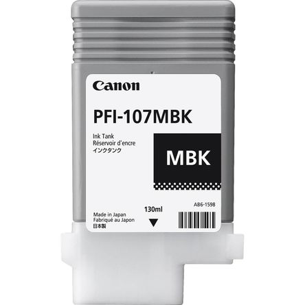 Cartucho de Tinta Canon Pfi 107Mbk Negro Mate 130 Ml