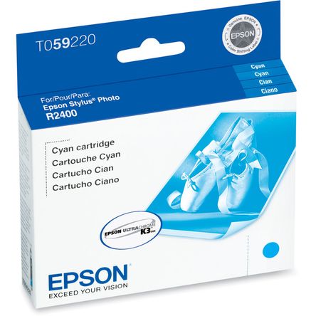 Cartucho de Tinta Cian Epson Ultrachrome K3 para Impresora Stylus Photo R2400