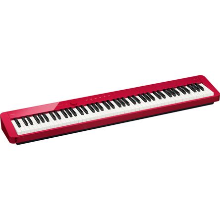Piano Digital de 88 Teclas Casio Privia Px S1100 con Altavoces Incorporados Rojo