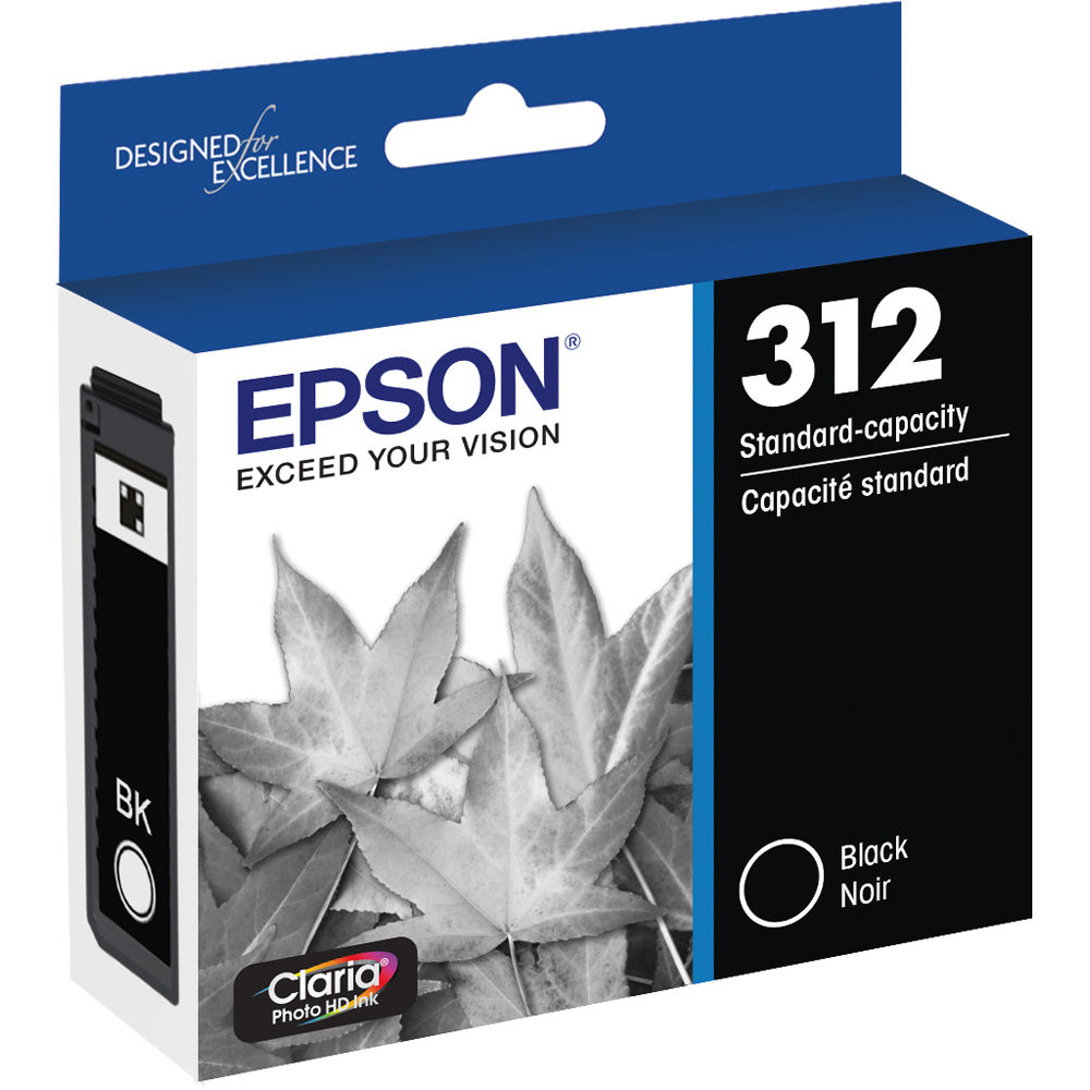 Cartucho De Tinta Epson T312 Black Claria Photo Hd Con Sensormatic ...