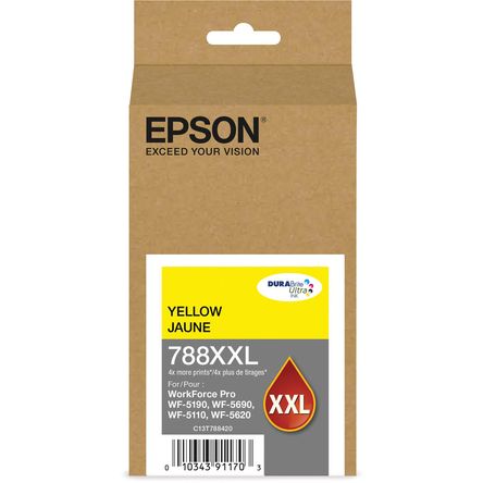 Cartucho de Tinta Amarilla Epson T788Xxl de Ultra Alta Capacidad Durabrite Ultra