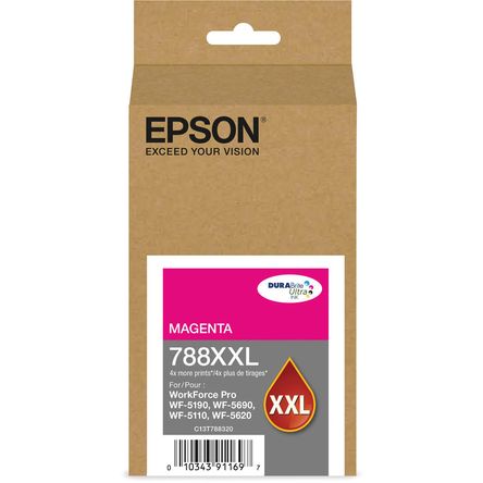 Cartucho de Tinta Magenta Epson T788Xxl de Ultra Alta Capacidad Durabrite Ultra