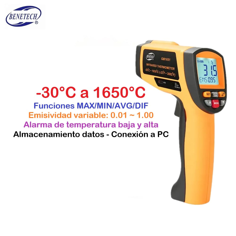 Termometro infrarrojo clinico - SOLITEC - Perú