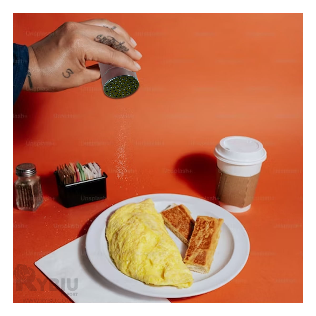 Condimentero de Metal para Guardar Sal y Pimienta