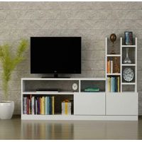 Mueble Moderno para TV Eleonor color BLanco TU MESITA