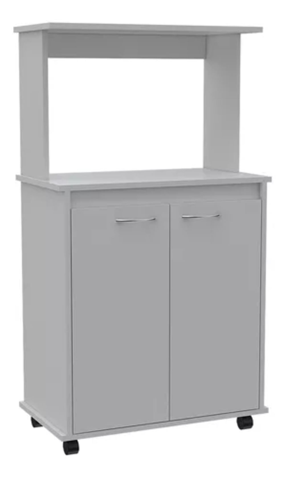 Mueble para Microondas con ruedas Xavi color Blanco TU MESITA