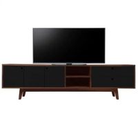 Mueble para Tv moderna Dino color Negro/Marron TU MESITA