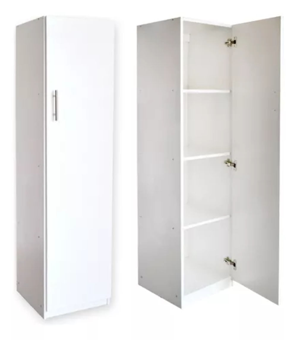 Práctico Estante 1 puerta Renzo color Blanco TU MESITA
