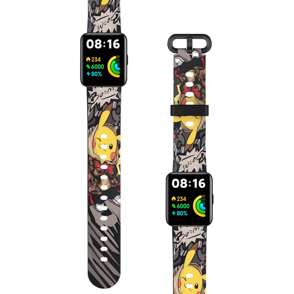 Correa Compatible Con Redmi Watch 2 Lite Pikachu Pokemon - Promart