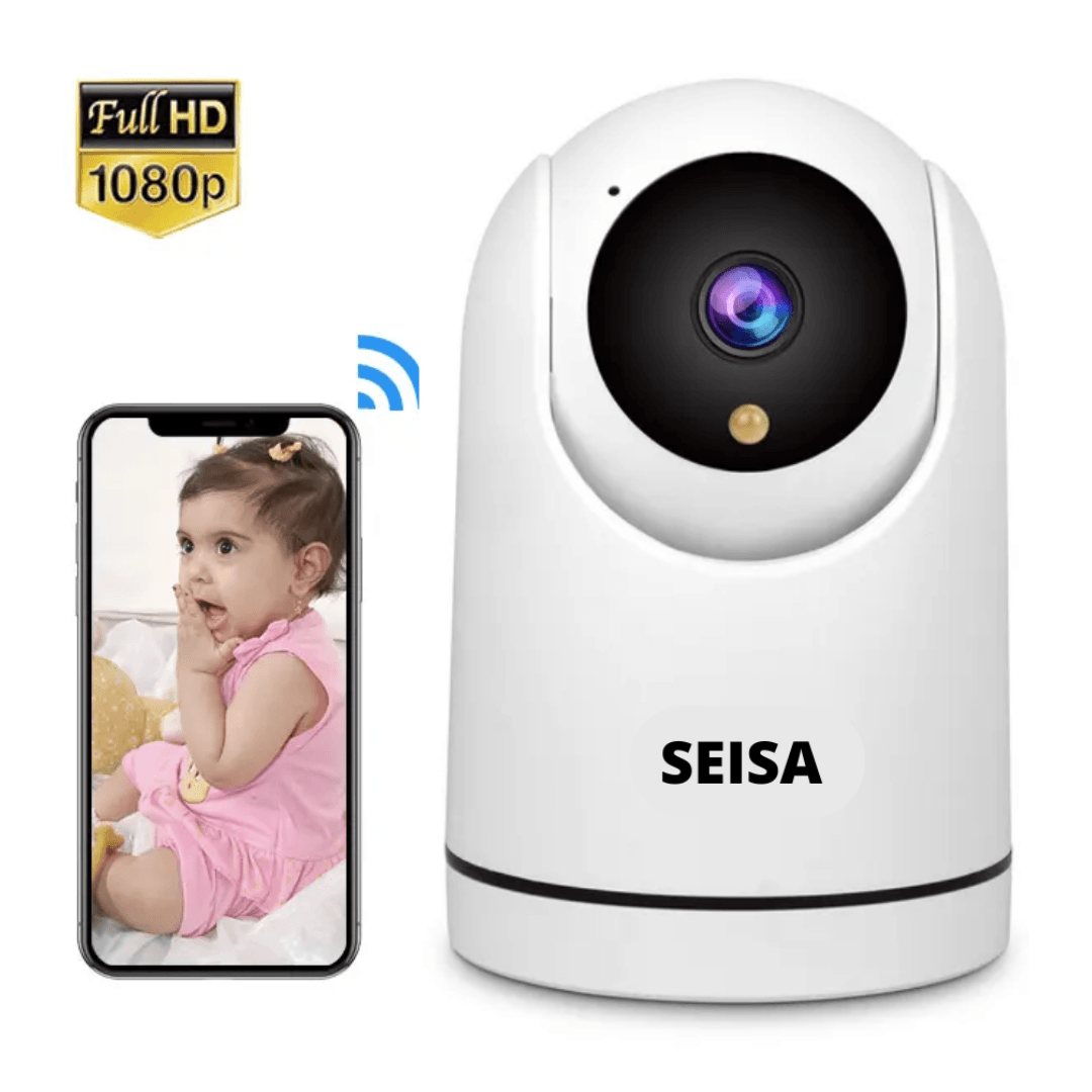 Cámara Inalámbrica Wifi Full HD 360° SEISA 128 GB Audio Bidireccional IPC-S042 TECNO VEA