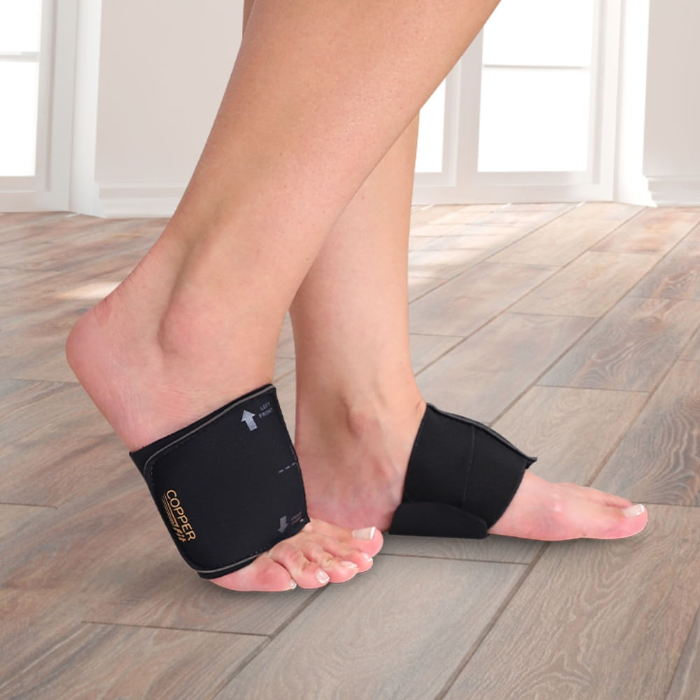 Copper Fit Arch Relief Plus - Banda de Compresión para el Arco de los Pies