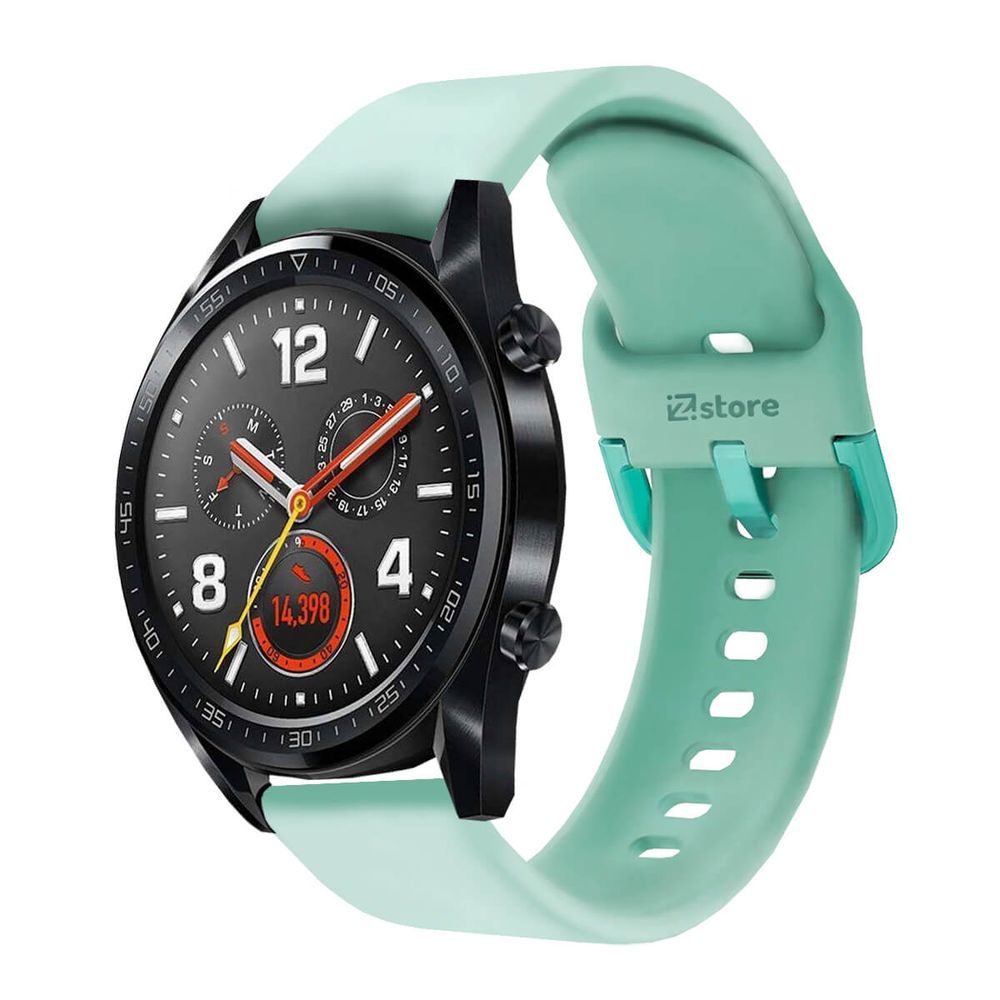 Correa Compatible Con Huawei Watch GT Verde Esmeralda Evilla 22mm - Promart