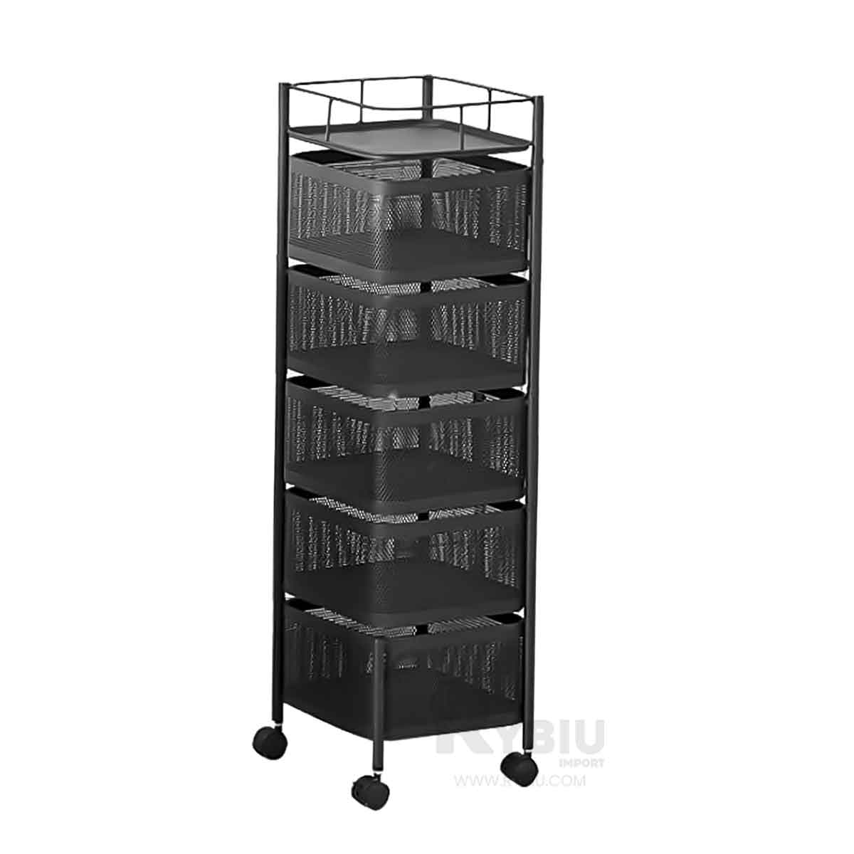 Practico Estante de Cocina de Acero Inoxidable