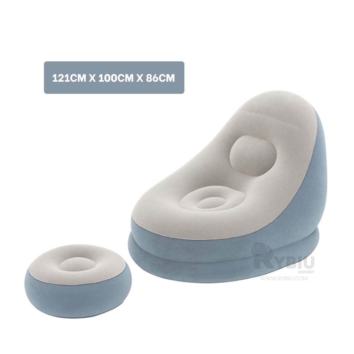 Sillon Personal Confort de Color Celeste