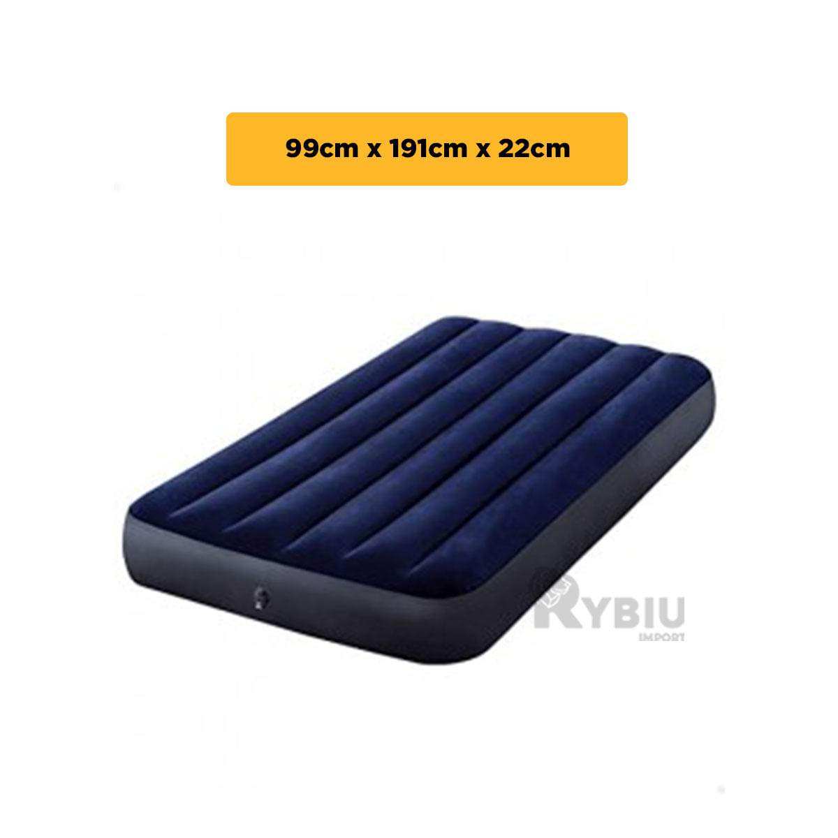 Suave Colchon Inflable de Color Azul