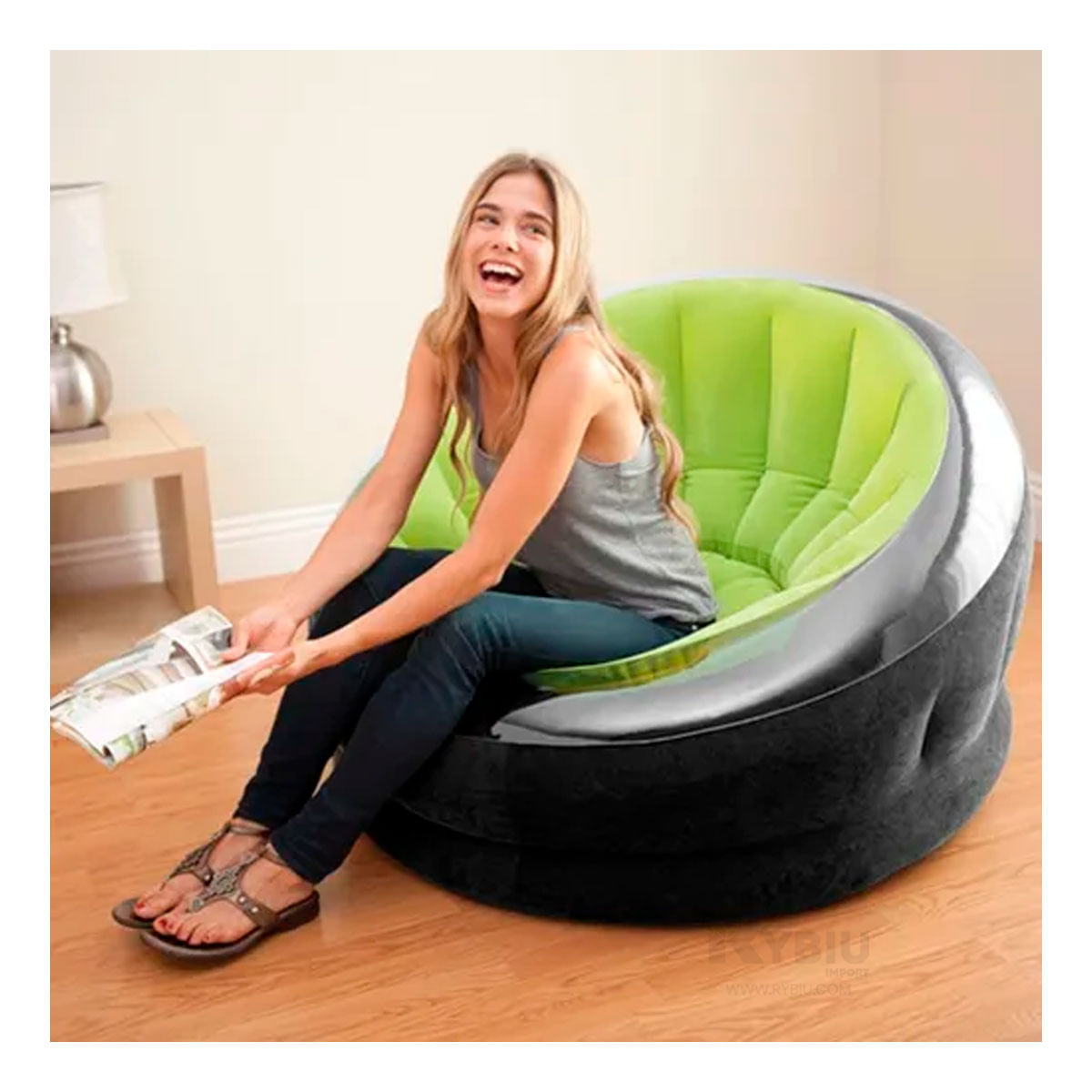 Comodo Sofa inflable Ideal para Sala
