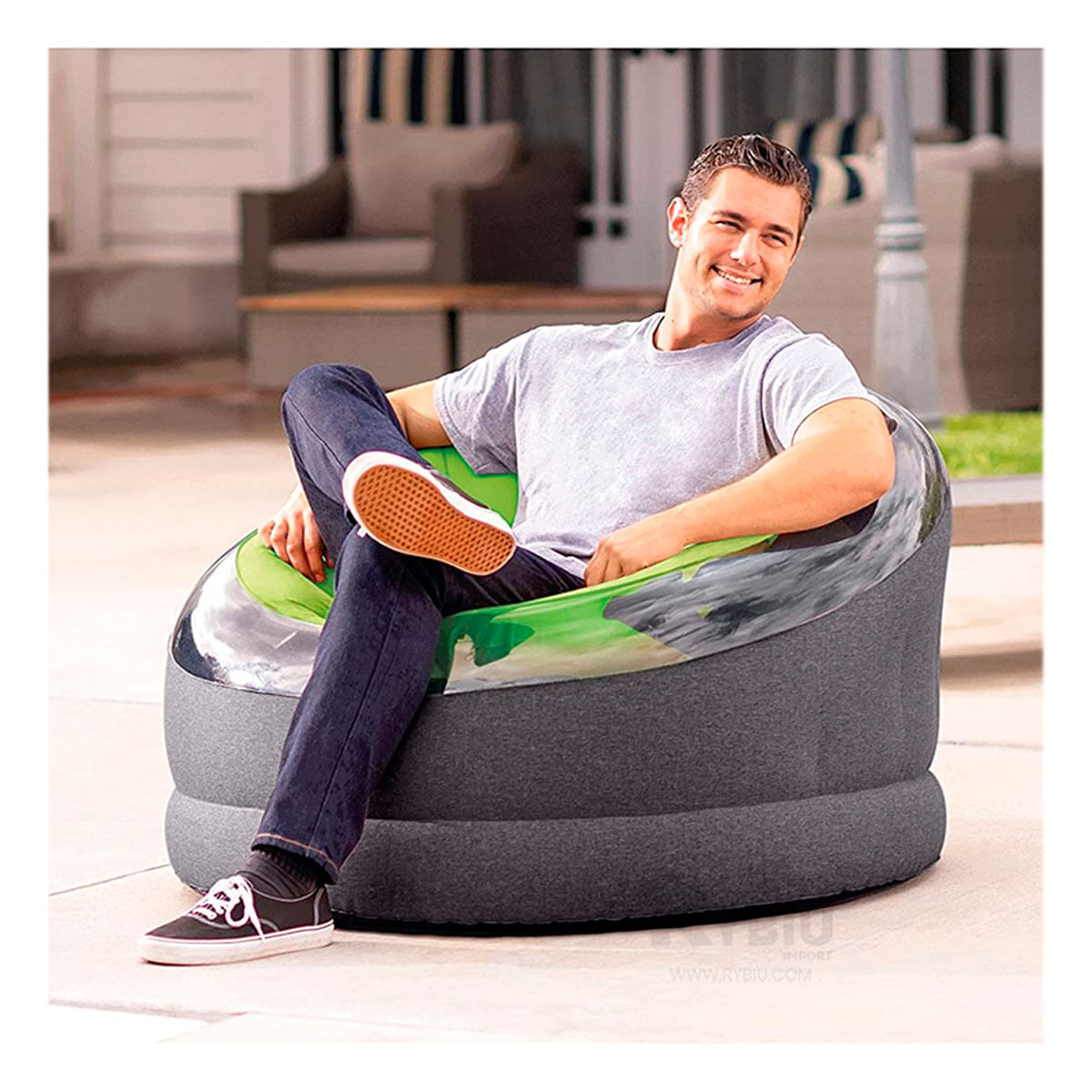 Moderno Sillon Inflable Ideal para Sala