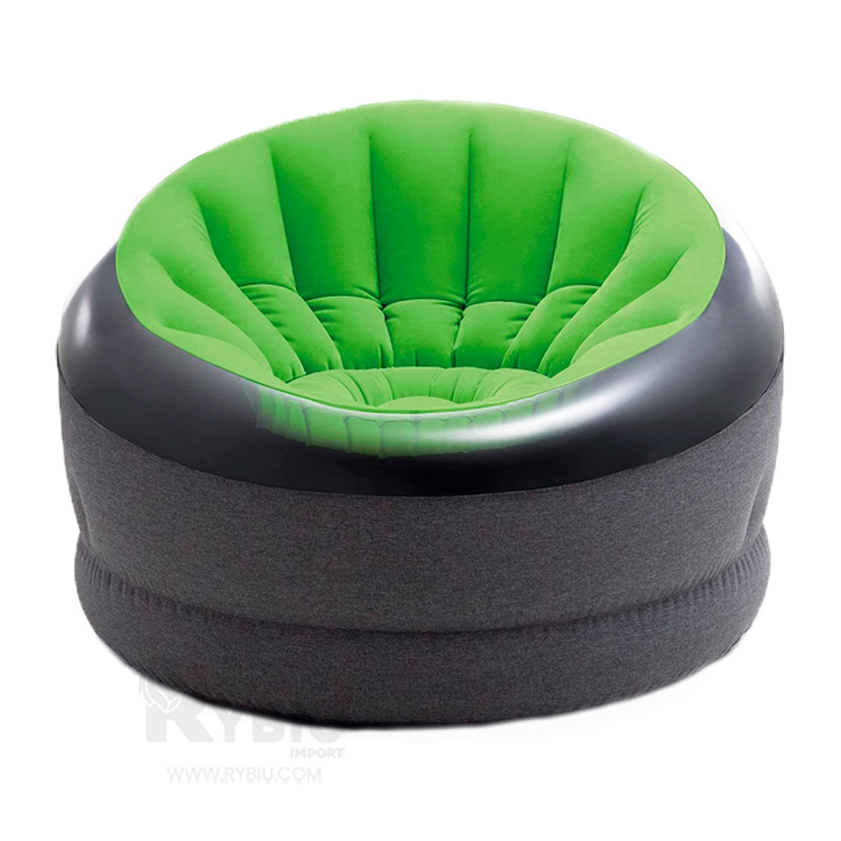Suave Sofa Hinchable de Color Verde