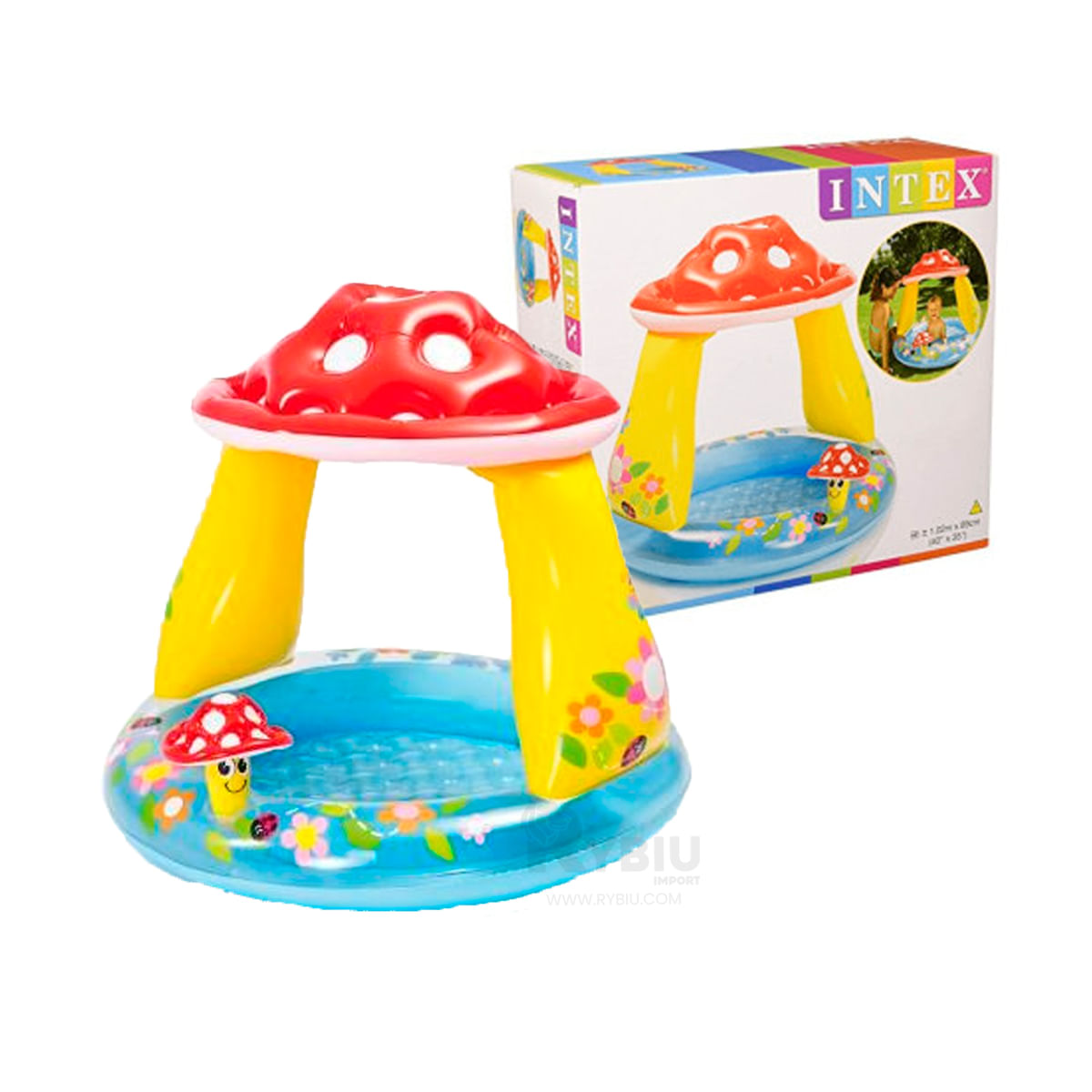 Inflable con Parasol Infantil Ideal para el Verano