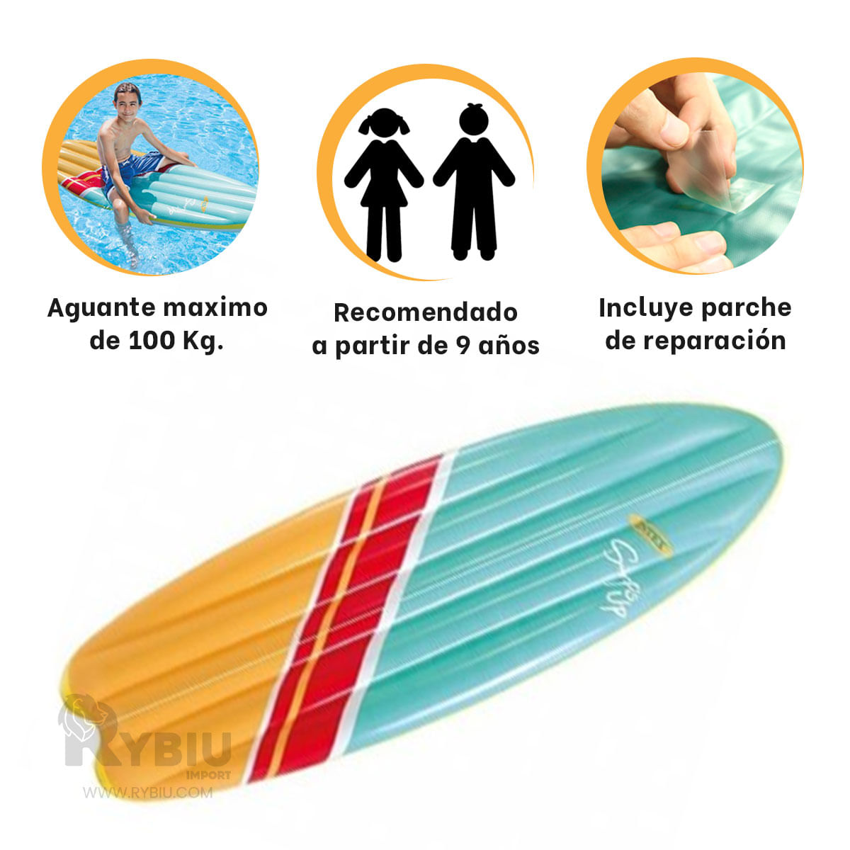 Tabla de Surf Inflable Ideal para Verano