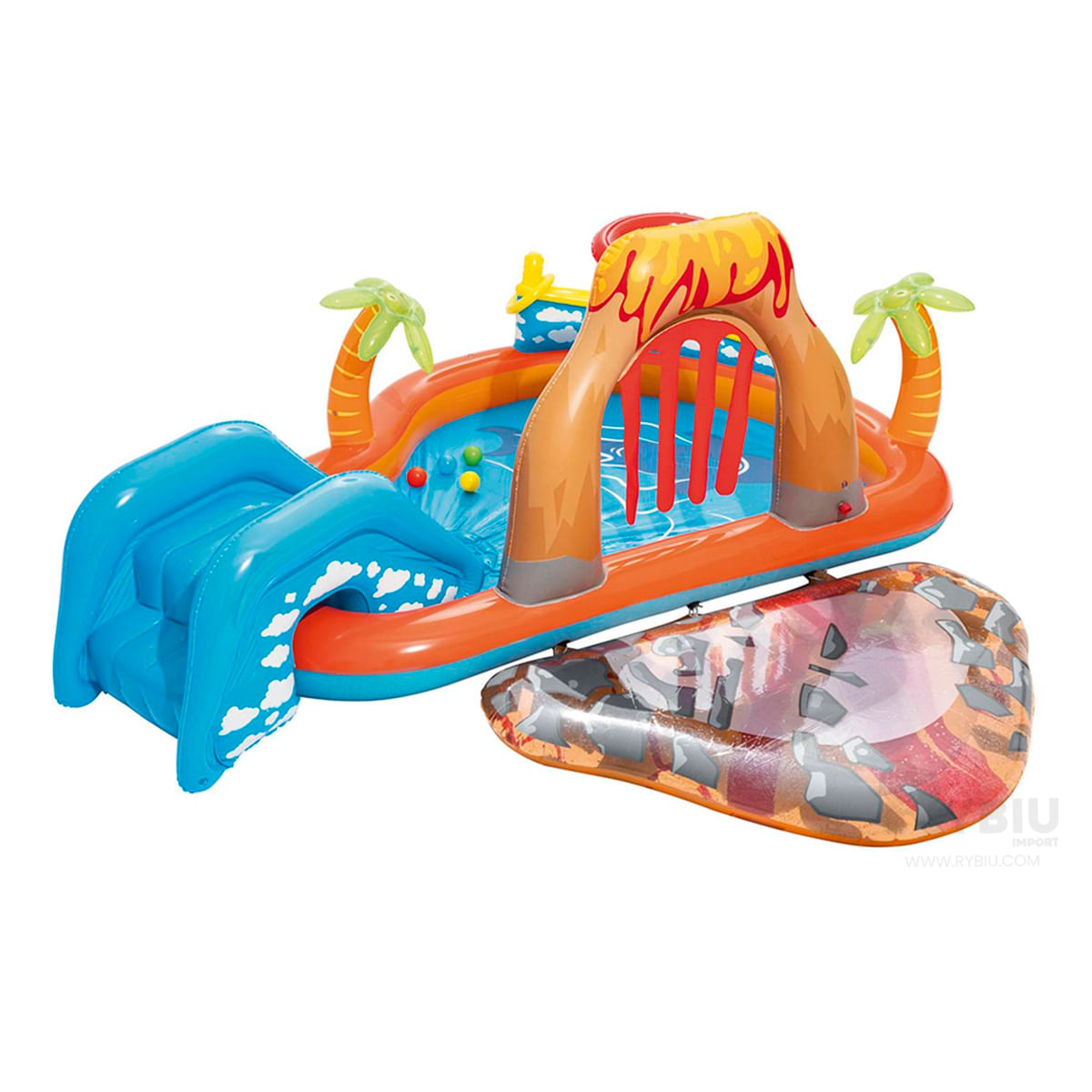 Gran Centro Tipo Juego Inflable en Multicolor