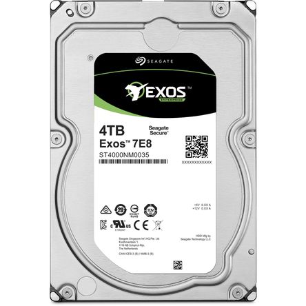Disco Duro Interno Seagate Exos 7E8 512N Sata de 4Tb para 3.5 Disco Duro Interno Seagate Exos 7E8 512N Sata de 4Tb para 3.5
