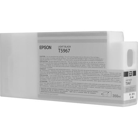 Cartucho de Tinta Epson Ultrachrome Hdr T596700 Light Black para Impresoras Stylus Pro Seleccionadas Cartucho de Tinta Epson Ultrachrome Hdr T596700 Light Black para Impresoras Stylus Pro Seleccionadas