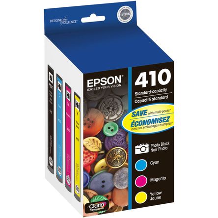 Paquete de Cartuchos de Tinta Epson Claria Premium de Capacidad Estándar Varios Colores