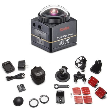 Cámara de Acción Pixpro Sp360 4K Premier Pack de Kodak