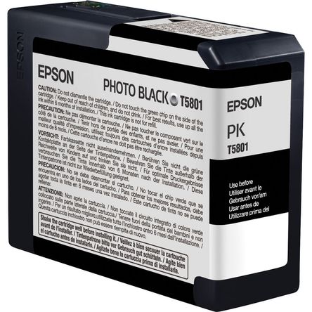 Cartucho de Tinta Epson Ultrachrome K3 Photo Black 80 Ml Cartucho de Tinta Epson Ultrachrome K3 Photo Black 80 Ml