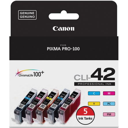 Pack de Tinta Canon Cli 42 de 5 Colores Pack de Tinta Canon Cli 42 de 5 Colores