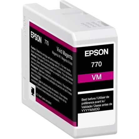 Cartucho de Tinta Epson 770 Ultrachrome Pro10 Vivid Magenta 25Ml