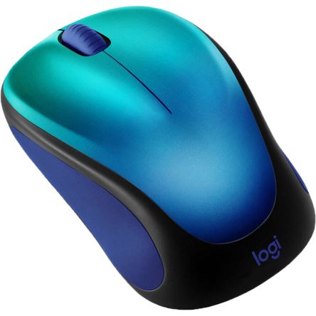 Mouse Inalámbrico Logitech Design Collection Edición Limitada Aurora Azul