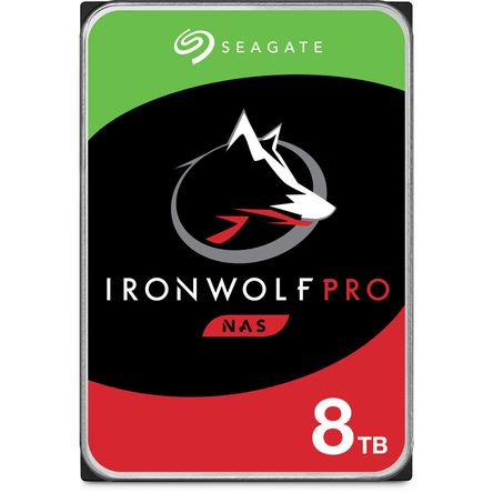Disco Duro Interno Nas Seagate Ironwolf Pro de 8Tb 7200 Rpm Sata Iii 3.5 Cmr Oem