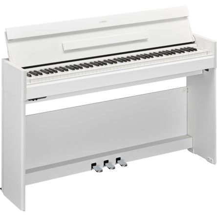 Piano Digital de Consola Yamaha Arius Ydp S55 de 88 Teclas con Cuerpo Delgado Blanco