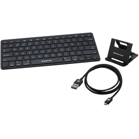 Teclado Móvil Delgado Iogear con Soporte y Cable Micro Usb