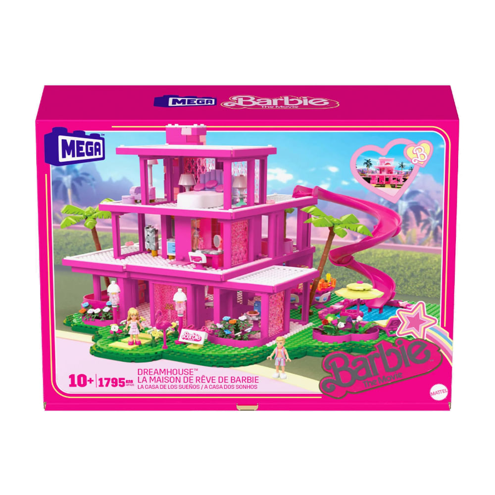 MEGA Barbie Movie DreamHouse 1795 Piece Building Kit