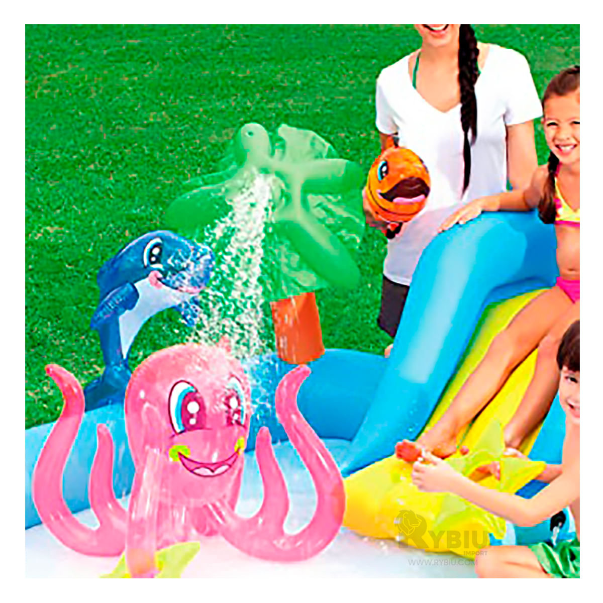 Centro de Juego Infantil con Diseño de Acuario