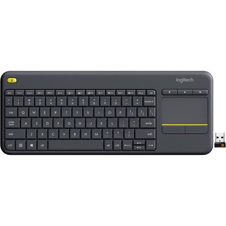 Teclado Inalámbrico con Touchpad Logitech K400 Plus