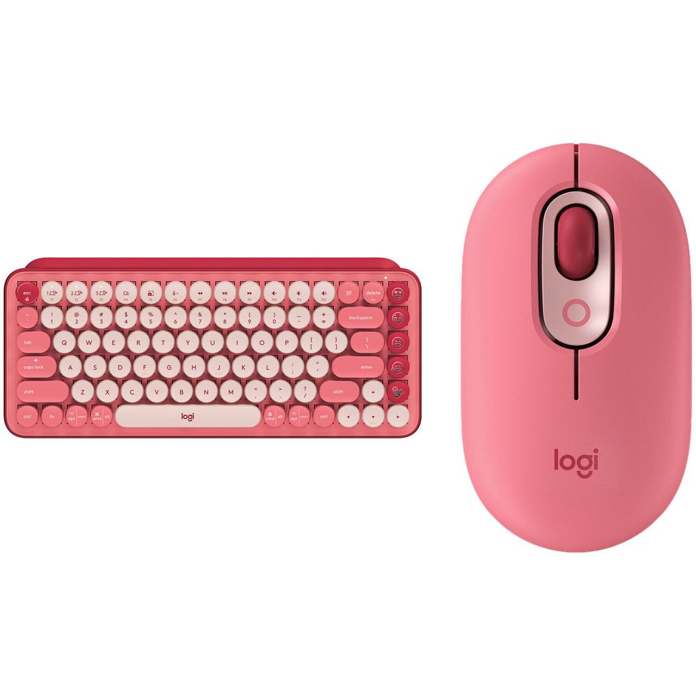 Bundle de Teclado Inal mbrico y Rat n Silencioso Logitech Pop Keys