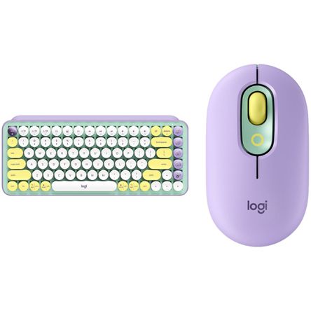 Bundle de Teclado Inalámbrico y Ratón Silencioso Logitech Pop Daydream Mint