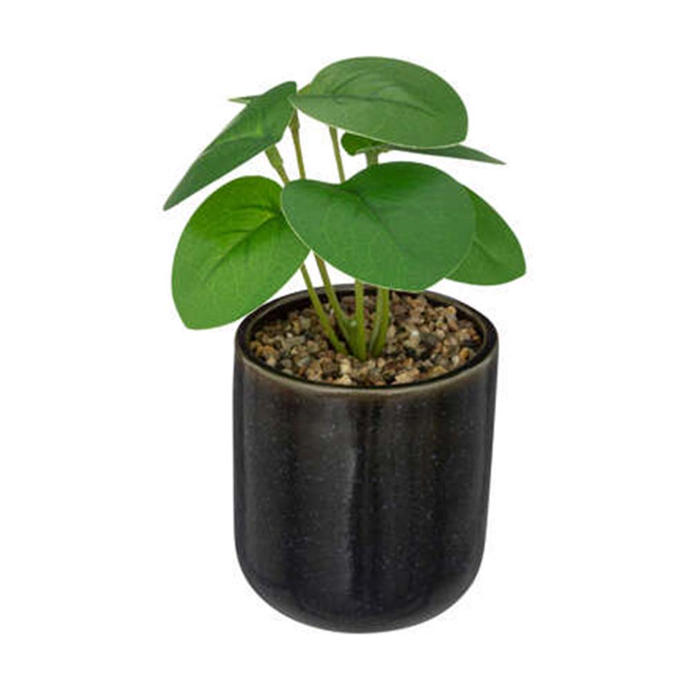 Planta artificial con maceta pequeña 65cm negro