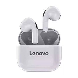 Auriculares inalámbricos - Lenovo LP40 LENOVO, Intraurales, Bluetooth,  Blanco