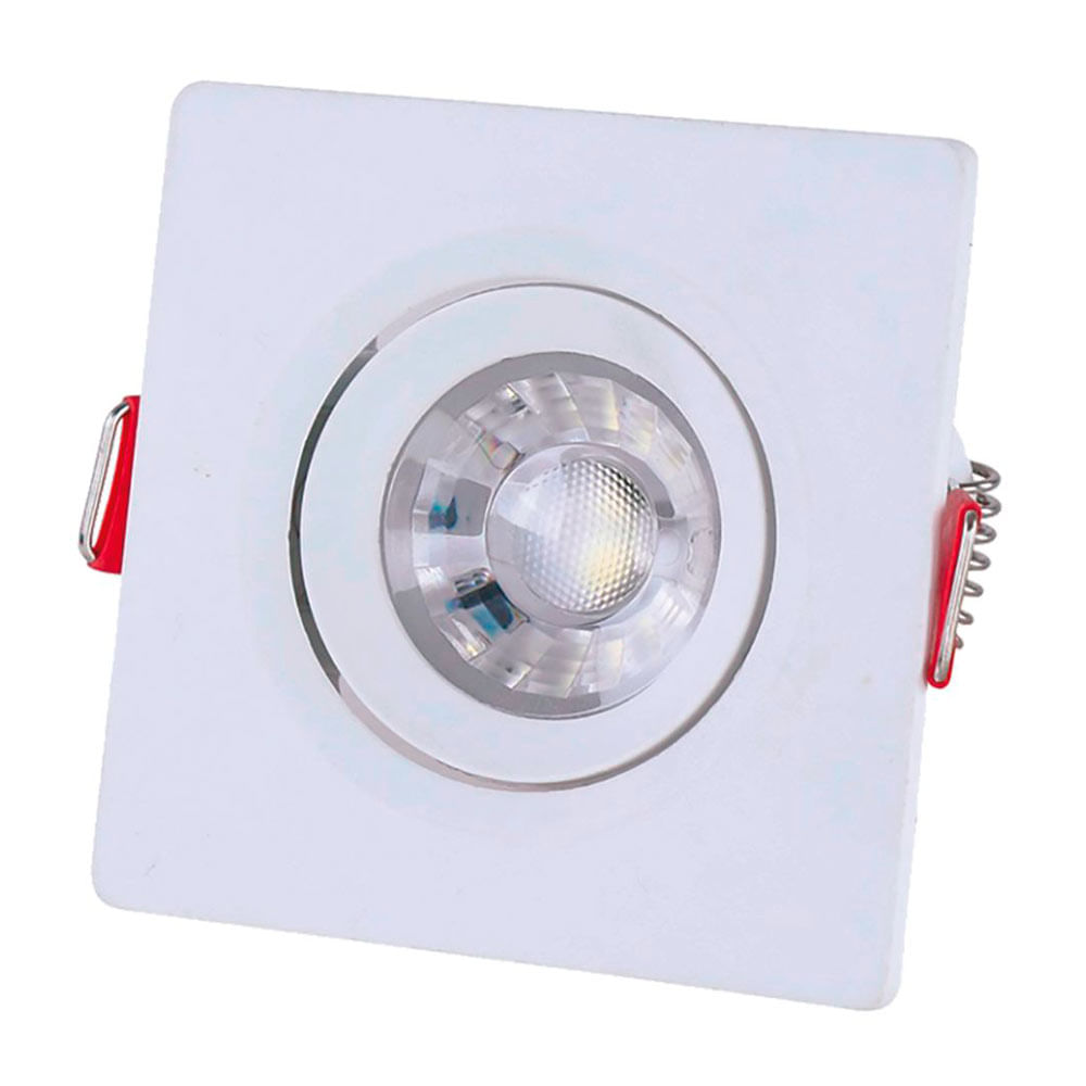 Spot Led Tramontina 6500k Cuadrado 7w Luz Fría
