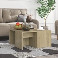 Mesa de Centro Multiusos 4 en 1 Marilú color Haya TU MESITA