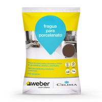 Fragua de Cemento Celima Weber Porcelanato 1 kg Marrón