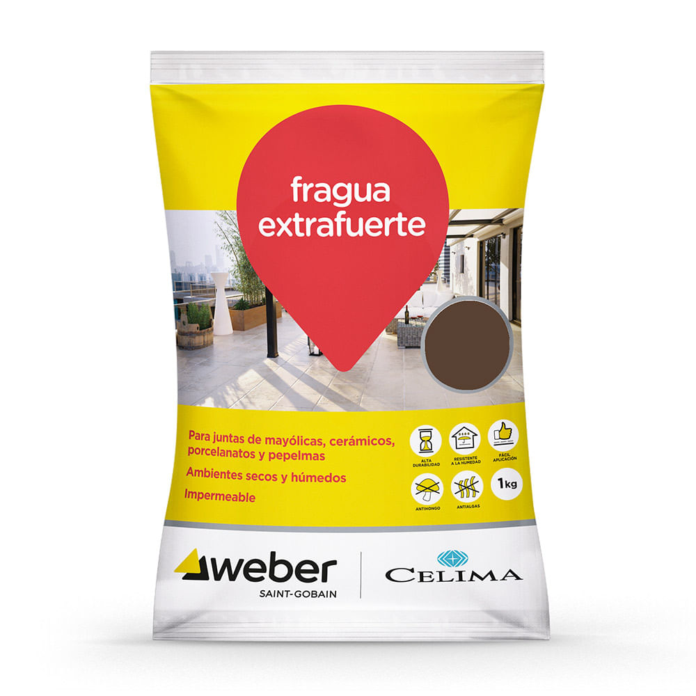 Fragua Premium Tabaco 1 kg Celima Weber