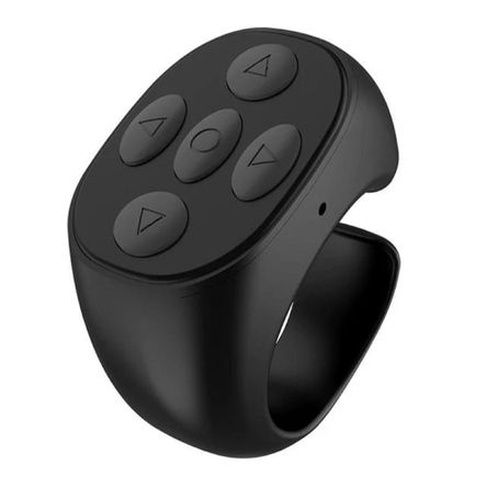 Anillo Controlador Bluetooth para Tik Tok Negro