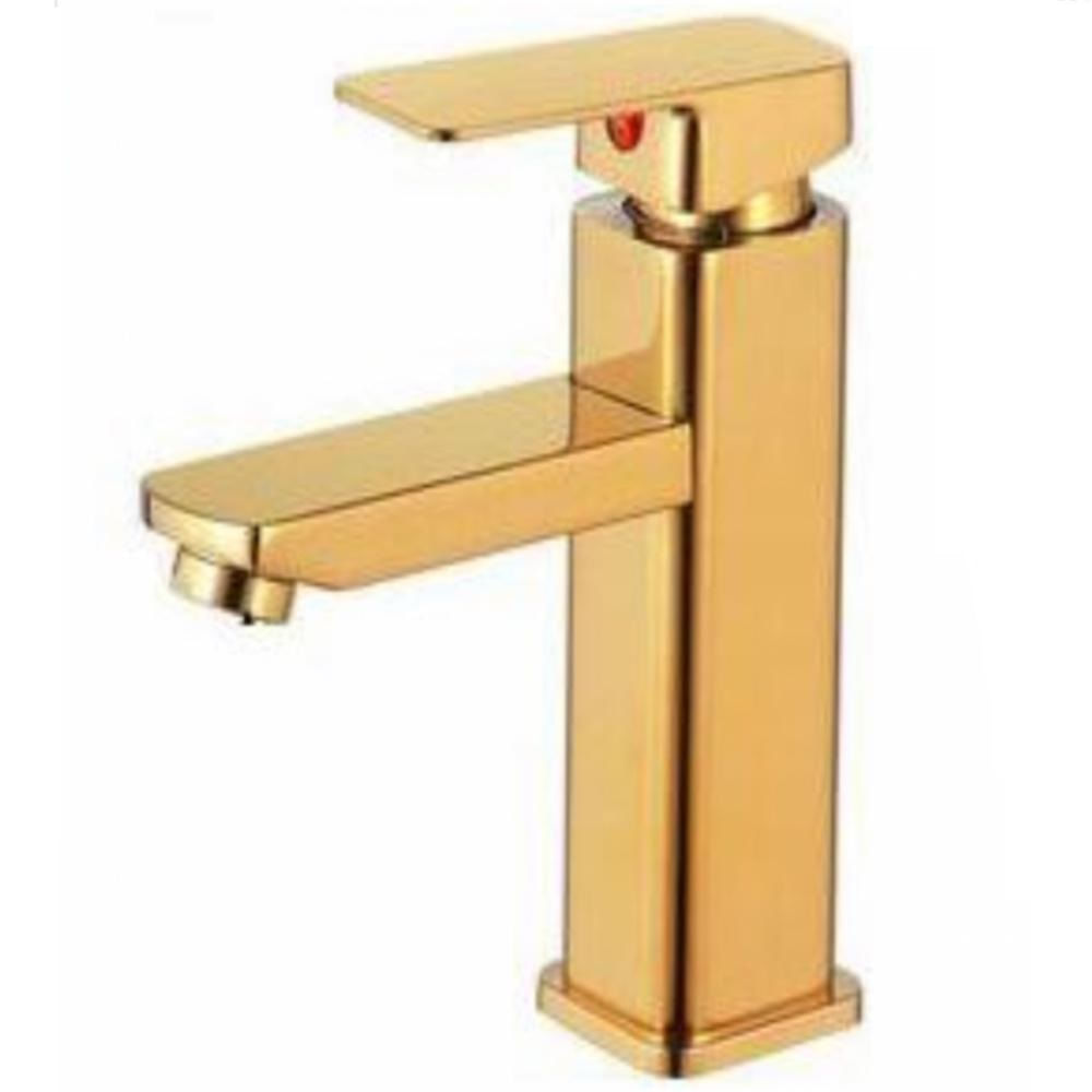 Griferia para Lavatorio Dorado