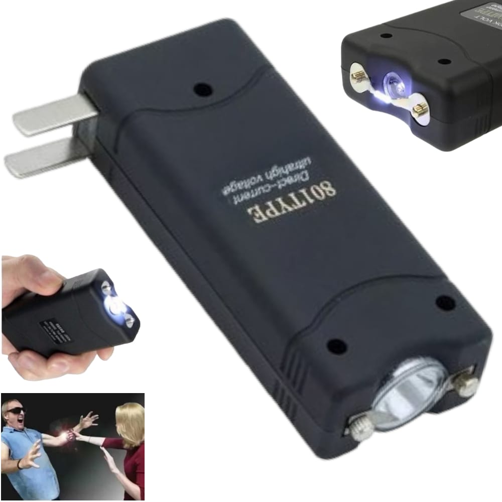 Pistola Taser Electrica AB-A1 Electrodos Laser Linterna - MyTiendaOnline